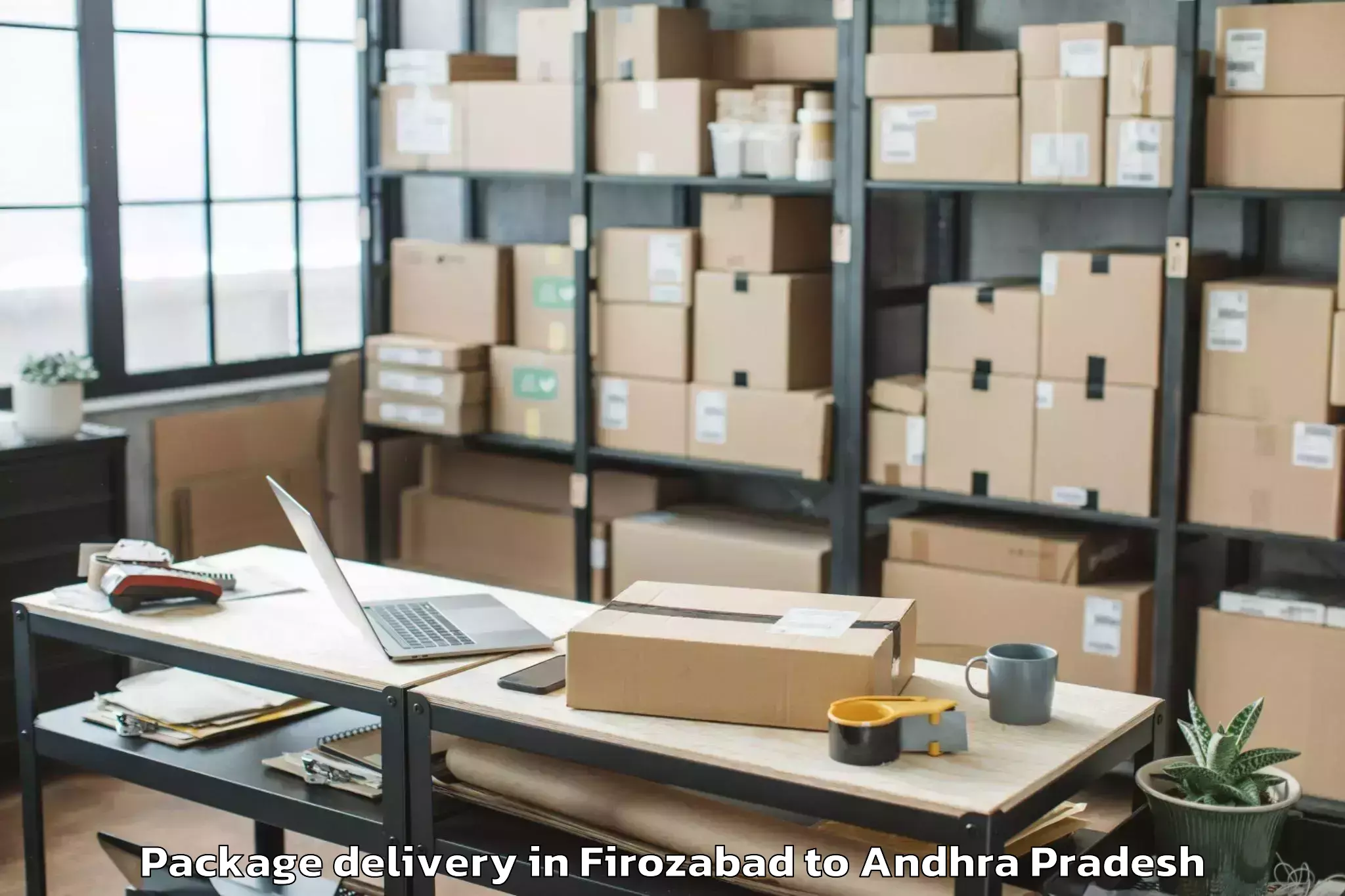 Leading Firozabad to Vissannapeta Package Delivery Provider